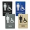 ADA-Compliant Wayfinding Signs – Durable, Non-Glare, Scratch-Resistant & Ready to Install. Featuring Grade 2 Braille & Raised Tactile Text, These Premade Signs Ensure Easy Compliance for Businesses 2 Pack